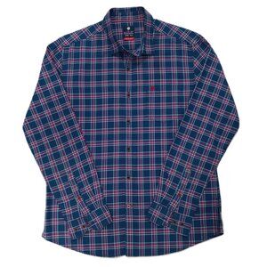 Netplay Heritage Workwear Men's Long Sleeve Shirt Plaid Colorful  Size L-42 cm